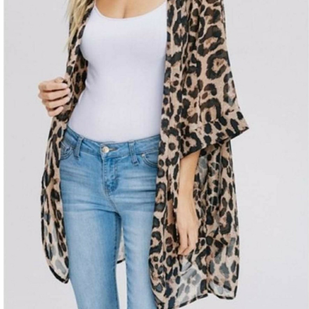 Leopard Print Cardigan